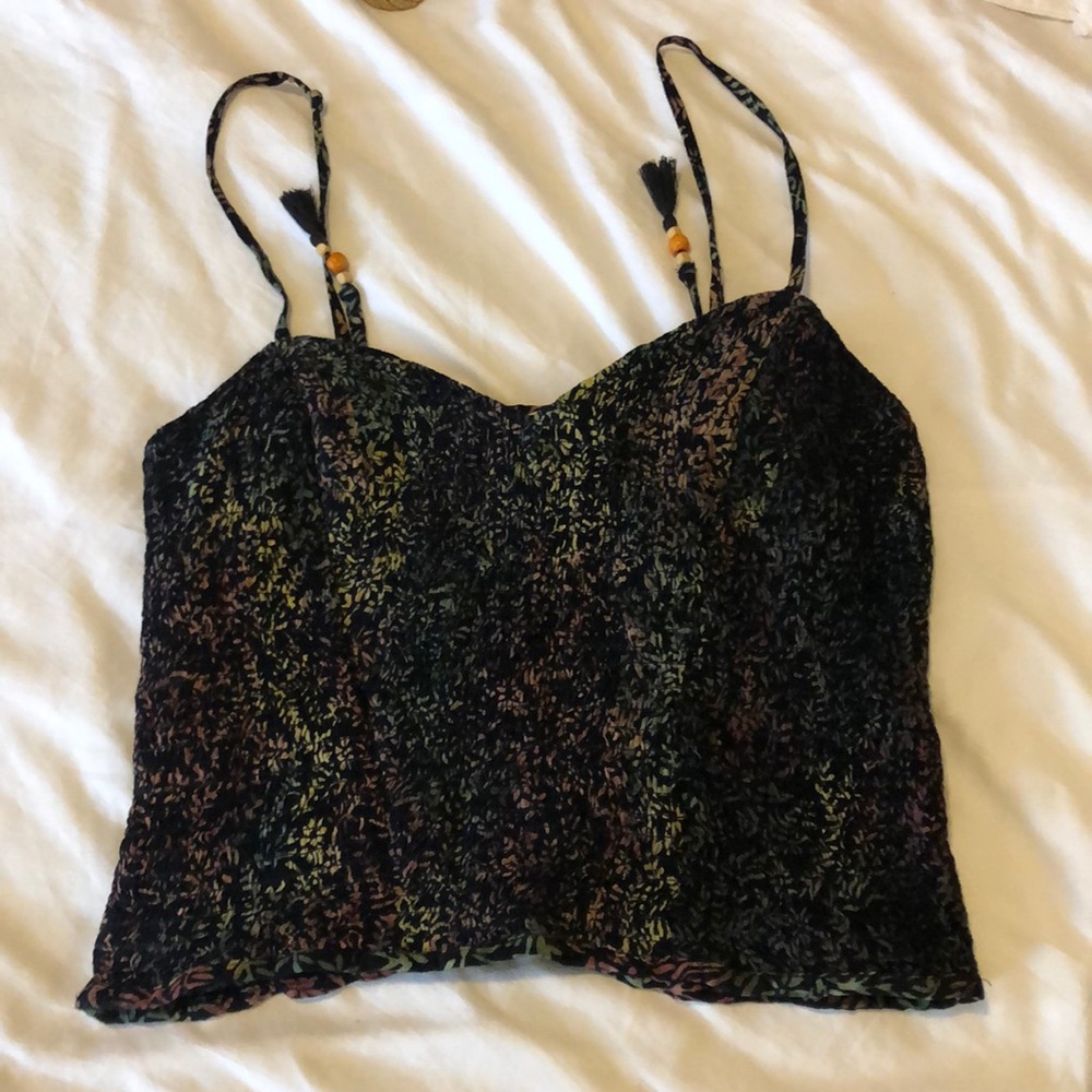 ZARA Basic Black Corset Top